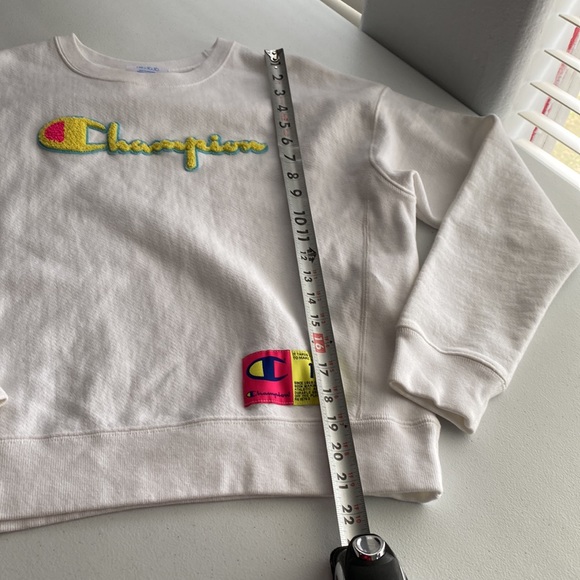 Champion Crew Pullover Sweatshirt Size M - Picture 6 of 8